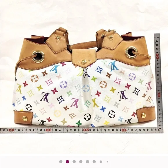Louis Vuitton Ursula Multicolor Bag. EUC.bright color and clean in and out. - Picture 1 of 16
